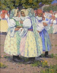 Unmarried Girls Are Thinking by Antos Frolka