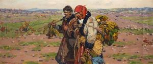 Auf Dem Weg Vom Felde by Antos Frolka