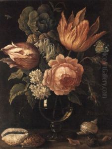 Nature Morte Aux Fleurs Et Aux Coquillages Nature Morte Aux Fleurs Et Aux Coquillages