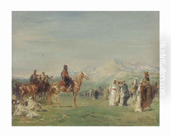 Campement Arabe Dans Les Montagnes De L'atlas - view 1