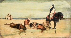 Les Esclaves Au Bord De L"oued