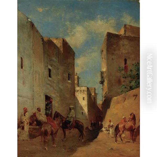 Moorish Street Scene - view 1