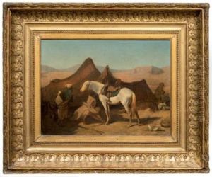 Campement Arabe by Eugene Fromentin