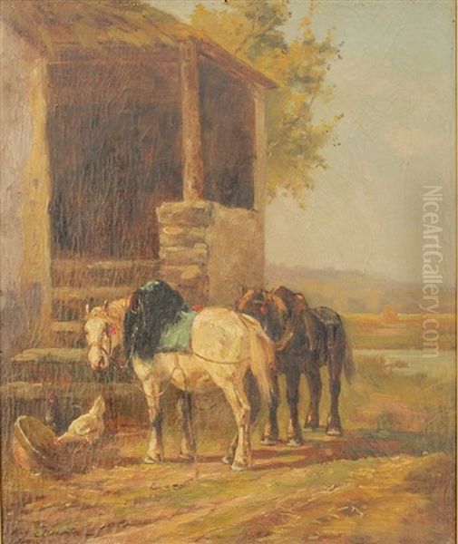 Horses At Rest - view 1