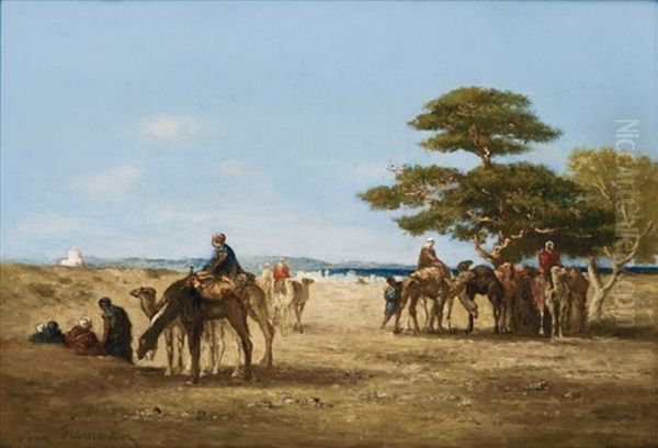La Halte Au Pied Du Cedre, Levant - view 1