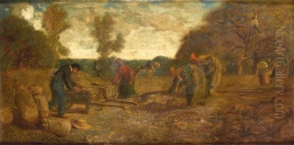 La Cueillette Des Pommes Et Les Ramasseurs De Pommes De Terre - view 1