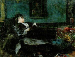 Portrait De Marie Fromentin, Nee Guellet De Beaumont by Eugene Fromentin