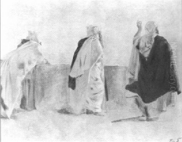 Arabes En Priere - view 1