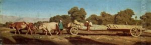 Oxen For The Heavy Logs