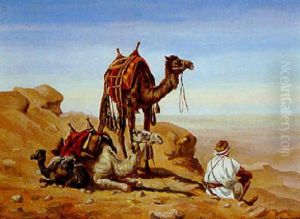 Au Pays De La Soif, (oriental) by Eugene Fromentin