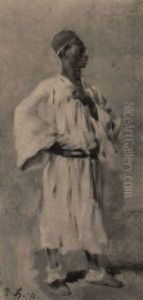 Etude D'un Personnage Oriental by Eugene Fromentin