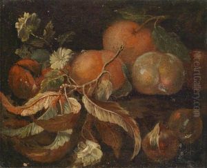 Stillleben (pair) by Josef Ferdinand Fromiller