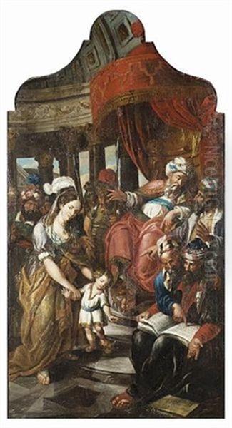 The Infant Moses Trampling The Pharoah's Crown - view 1