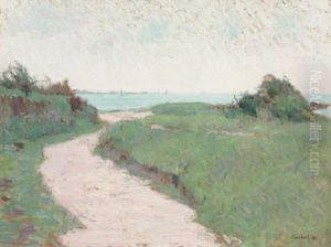 On The Sea Coast, Brittany, April by Charles Henry Fromuth