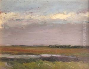Petit Paysage Americain New Jersey by Charles Henry Fromuth