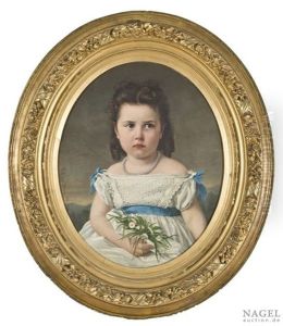 Portrait Der Helene Julliard (1868-1872), Tochter Des Genfer Chirurgen Prof. Dr. Med. G. Julliard (1836-1911) Und Seiner Frau Marie