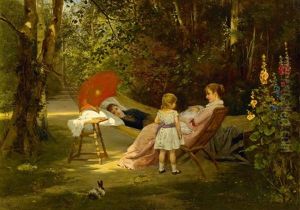 Siesta Im Park by Carl Froeschl