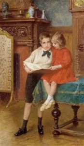 Die Geschwister by Carl Froeschl