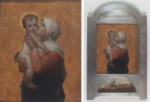 The Madonna And Child by Carl Froeschl