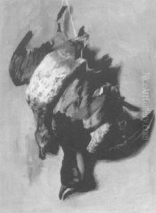 Still Life With Hanging Ducks by Arthur Burdett (Sr.) Frost