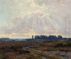 San Gabriel Valley, Atmospheric Landscape by John Frost