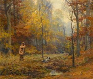A Huntsman And His Dog by John Frost