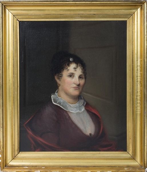 Portraits Of Jacob Forster And His Wife, Rebecca Vose Forster Of Charlestown, Massachusetts (pair) - view 1