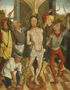 The Flagellation by Rueland Frueauf the Elder