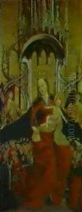 Thronende Schutzmantelmadonna