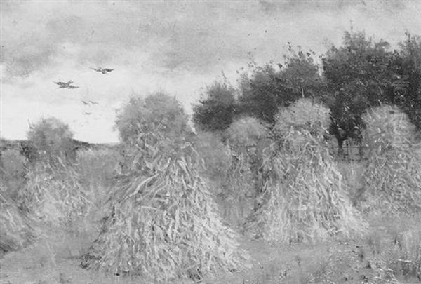 Haystacks - view 1