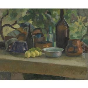 Still Life With Lemons And Casserole Still Life With Lemons And Casserole