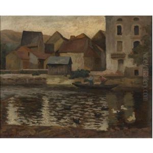 Harbour At St. Pierre by Roger Fry