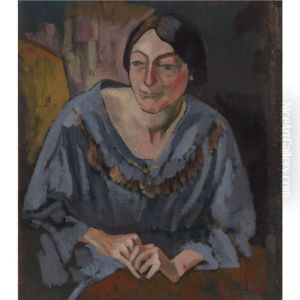 Portrait Of Margaret Strachey by Roger Fry