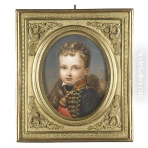 Portrait Of Napoleon Francois Joseph Charles Bonaparte, King Ofrome (1811-1832) by Louis Marie Autissier