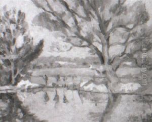 A Riverbank In Spring by Roger Fry