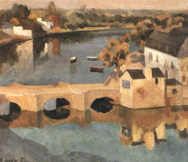 The Bridge At Auray - view 1
