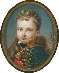 Bildnis Eines Blondgelockten Knaben In Uniform