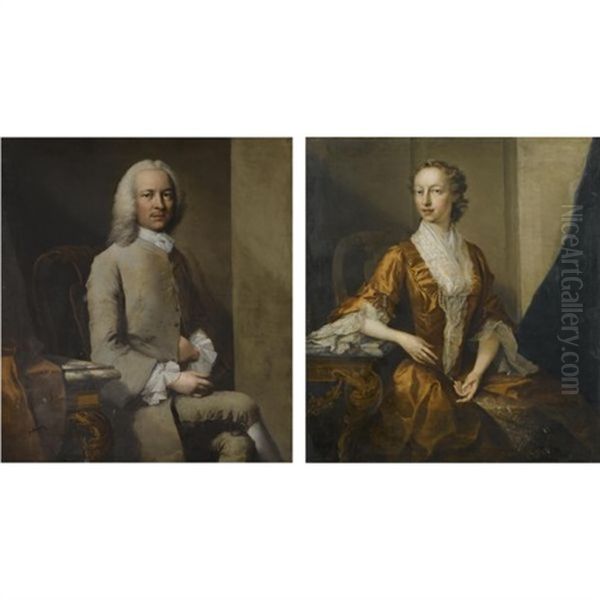 Portrait Of A Gentleman (+ Portrait Of A Lady; Pair) - view 1