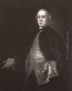 Portrait Of A Gentleman In A Blue Coat by Thomas Frye