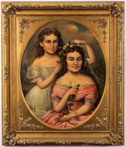 Portrait Of Two Sisters Portrait Of Two Sisters