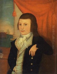 Portrait Of Daniel Clarke Beside Drop-leaf Table With Note Inscribed "virtue And Industry Are The Springs Of Happiness" Portrait Of Daniel Clarke Beside Drop-leaf Table With Note Inscribed "virtue And Industry Are The Springs Of Happiness"