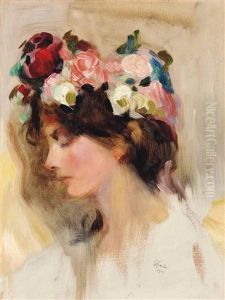 The Flower Garland by Emile Fuchs