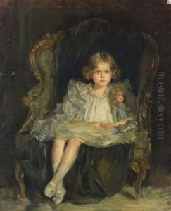 Little Betty And Her Doll by Emile Fuchs