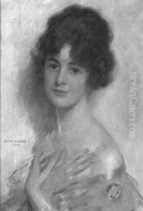 Portrait Of Mrs. E. J. Nolan by Emile Fuchs