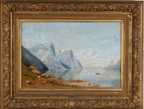 Landscape With Snow Capped Mountains - view 1
