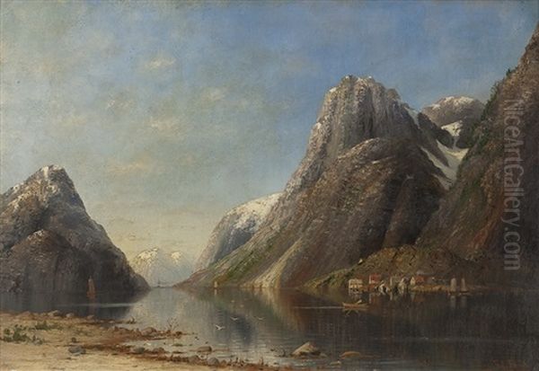 Fjordlandschaft Mit Booten - view 1