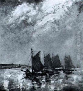 Segelboote by Felix von Fuchs-Nordhoff