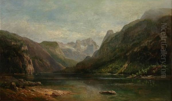 Mountain Lake, Glacier Park, Montana - view 1