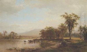 Fishing On A Summer Afternoon by Hermann Fuechsel