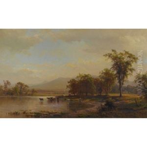 Fishing On A Summer Afternoon by Hermann Fuechsel